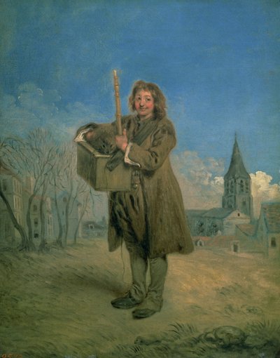 Savoyard with a Marmot by Jean Antoine Watteau